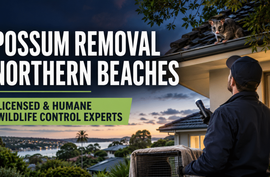 Possum Removal Northern Beaches – Licensed & Humane Wildlife Control Experts