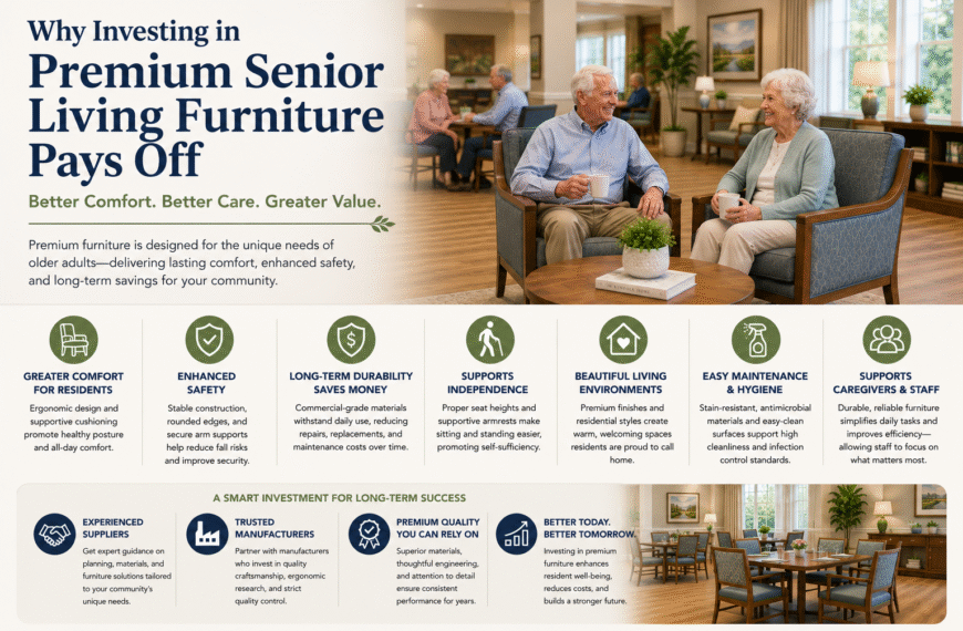 Why Investing in Premium Senior Living Furniture Pays Off